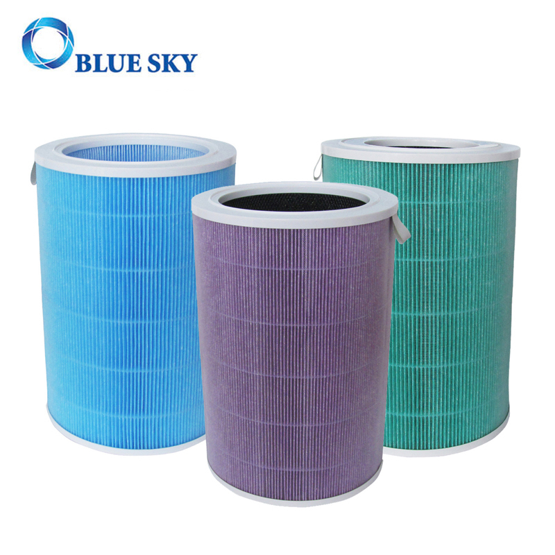 Purple Cartridge HEPA Filter With Activated Carbon Antibacterial Version Replacement for Xiaomi Air Purifier 2S 2 Pro