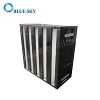 610*610*292mm HEPA Air Filter for V Bank Rigid Box HVAC System