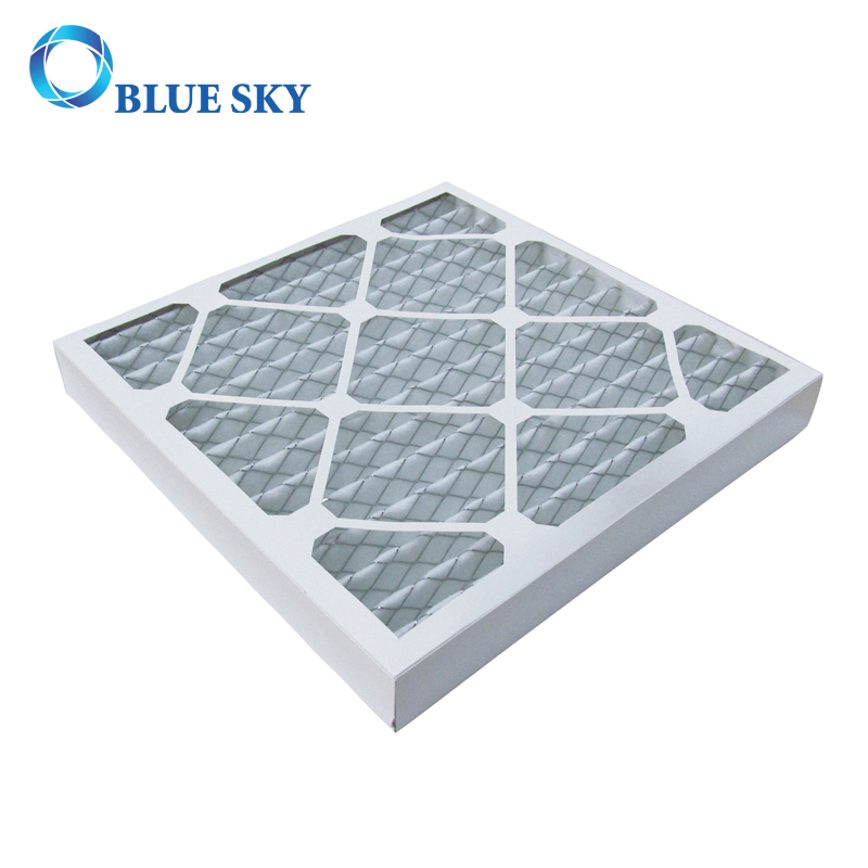 Customized 14.4x14.4x1.8Inch MERV 6 Cardboard Frame Pleated AC Furnace Air Filter