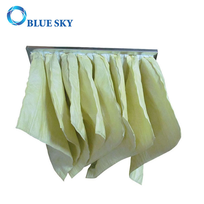 Middle Efficiency Synthetic Fiber Pocket Air Filter Bags