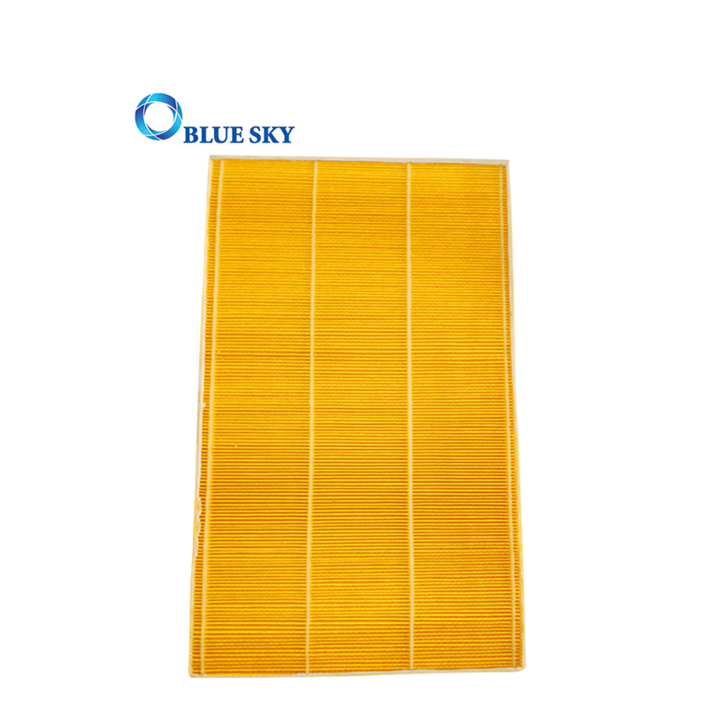 Air Purifier Air Filter Bluesky Customized Yellow Wood Pulp Paper Material Panel Filter For Air Purifier Parts