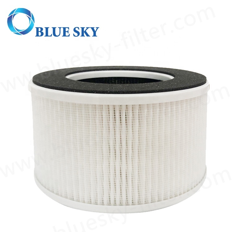 Air Purifier HEPA Filter Bluesky 3-in-1 Pre Filter+HEPA +Active Carbon Filter Compatible with Home Ionic Air Purifiers Small Air Cleaning System
