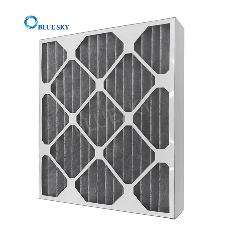 Custom Size 15.4*13.2*1.8 inch High Efficiency Merv 8 Pleated Panel Carbon AC Furnace Air Filters